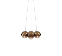 Lustre Random Cloud 7 Ø23 3000K Bronze brillant/Verre