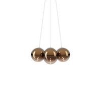 Lustre Random Cloud 7 Ø28 2700K Bronze brillant/Verre