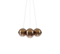 Lustre Random Cloud 7 Ø28 3000K Bronze brillant/Verre