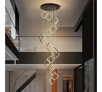 Lustre réglable de 300 cm pour Hauts plafonds, 12/15/18 lumières, télécommande, Design créatif à Monter soi-même, intensité Variable, luminaire pour escalier.