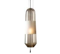 Lustre rétro améin élégant avec Un Design en Verre créatif, plafonnier à vis E27, Parfait pour Un îlot de Cuisine, Un Restaurant et Une Table de Chevet