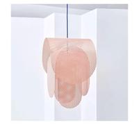 Lustre Rose Design Italien, Design Nordique créatif, luminaire Suspendu pour Chambre d'enfant, luminaire Simple en Filet Rose, Design Luxueux(Pink)