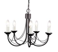 Lustre Rustique Noir Et Blanc Design Gothique Pour Table À Manger Salon