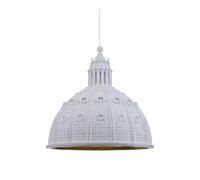 Lustre Seletti En Résine Coupole 45H 47 Blanc 07967
