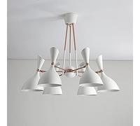 Lustre Sputnik, plafonnier Moderne à LED en Forme de Corne de Fer, Suspension Semi-encastrée Compatible avec Chambre, Couloir, Bar, Cuisine, Salle de Bain (A, 70 x 54 cm)