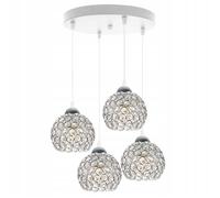 Lustre Suspendu - Light-Home - CRYSTAL 2220/4/OW/C - Chrome - Métal et Cristal - Réglable