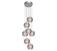 Lustre suspendu moderne en cristal goutte de pluie plafonnier lampe luminaire suspendu réglable pour salle à manger salle de bain chambre salon-blanc argenté. Vision de la Journée de commémoration des