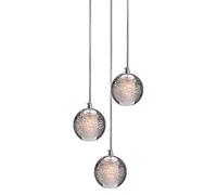 Lustre suspendu moderne en cristal goutte de pluie plafonnier lampe luminaire suspendu réglable pour salle à manger salle de bain chambre salon-blanc argenté. Vision de la Journée de commémoration des