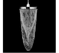 Lustre suspendu - vidaXL - Crystal - 22 x 58 cm - E27 - LED - Intérieur
