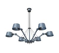 Lustre Suspension Bolt à 6 Bras, Bleu Tonnerre