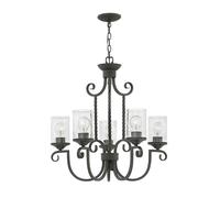Lustre suspension lampe suspension salon 5 ampoules classique