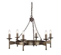 Lustre Suspension Plafonnier Fer Bronze D 81 Cm Lampe De Salle À Manger