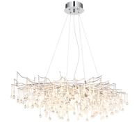 Lustre Suspension Plafonnier intérieur Clair plus de 6 flammes Hauteur 150 cm