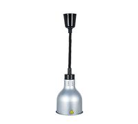 Lustre télescopique Industriel rétro en métal de 190 mm pour Buffet de Cuisine avec Ampoule 250 W, Lampes chauffantes suspendues réglables pour Aliments, Buffet, Restaurant