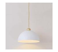 Lustre Tendance en métal E26, Lampe Suspendue Simple en Aluminium à Une tête, idéale pour Une Table à Manger, Un séjour chez l'habitant, Un Bar, Une Chambre, Une Table de Chevet ou Un Plafond. Décora