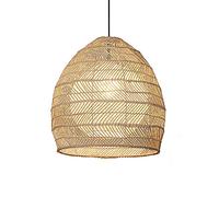 Lustre tissé Moderne, Suspension Vintage en Osier, Produit Fait à la Main, Abat-Jour en rotin, luminaire de Ferme, Chambre d'hôtes, Campagne