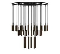 Lustre Tubulaire 38 Aluminium/ Bronze Anodisé