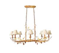 Lustre Vintage Country américain E14, Lustre Art déco de Style Rustique créatif, Lampe de Salle à Manger, pour Salon Chambre B&B Lampes de Table à Manger et lanternes,8 têtes