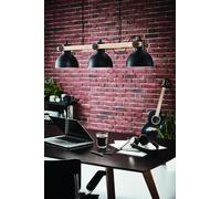 Lustre Vintage Moderne Noir 3 Lumières GL0521