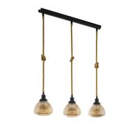Lustre Vintage Rustique Corde 3 Lumières GL0495