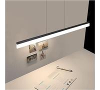 Lustres à LED, lustre linéaire à LED minimaliste, lampe de bureau simple et post-moderne, lustre de restaurant, lampe suspendue de salle à manger, décoration d'intérieur,style minimaliste