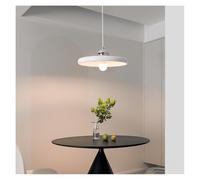 Lustres, Bauhaus UFO lampes suspendues décor à la maison chevet suspension for salon cuisine Table manger plafond lustre lumières(White Dia 20cm,No Bulb)