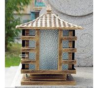 Lustres,Colonne En Verre Style Pour, Cour, Extérieur,De Table, Continental, Aluminium, Étanche, E27, Éclairage Décoratif,Padaire, Pour Mur D'Usine, Jardin, Clôture, Pilier/Laiton/A