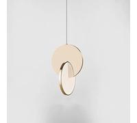 Lustres D’intérieur Modernes à Tête Unique en Acier Inoxydable Doré Stitch Lampe Suspension De Corps Lumière élevée Transmittae Acrylique Lampe Suspendue Éclairage, Silver, 25CM