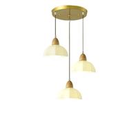 Lustres de Salle à Manger/Nouvelle Lampe Suspendue Ronde à Trois têtes/Salle à Manger Suspension Europe du Nord/luminaire de Bar Japonais