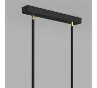 Lustres du milieu du siècle en verre moderne suspendu dimmable dimmable léger clair noir or blanc industriel ferme longue bague de bande de plafond lampe à suspension pour salle à manger de cuisine