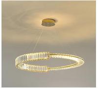 Lustres en Cristal de Luxe dorés à LED pour la Maison, Le Salon et la Salle à Manger : éclairage décoratif pour Villas et hôtels, suspensions Lumineuses, luminaires de pl