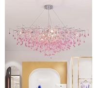 Lustres en Cristal Modernes du Milieu du siècle, Grand Lustre en Forme de Branche d'arbre pour Salon, Salle à Manger, Chambre, suspensions, plafonniers, luminaires Suspendus