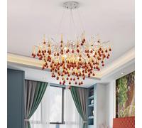 Lustres en Cristal Modernes du Milieu du siècle, Grand Lustre en Forme de Branche d'arbre pour Salon, Salle à Manger, Chambre, suspensions, plafonniers, luminaires Suspendus