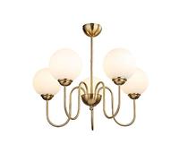 Lustres industriels en verre de décoration de boutique, pendentif en fer réglable de luxe - Luminaires de plafond en métal compatibles avec le salon, la salle à manger, la chambre à coucher, lustres