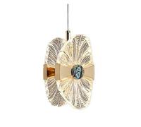 Lustres LED de Feuille de Lotus Acrylique de Luxe postmoderne pour Salon hôtel Restaurant décor à la Maison luminaires d'éclairage intérieur en Or, Cuisine