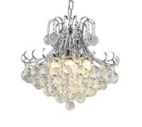 Lustres LED Lustre en cristal Raindrop éclairage plafond Luminaire lampe moderne salle à manger Salle de bain Chambre Salon Vestibule D13 Dans X H11 Dans