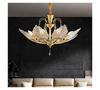 Lustres, Moderne En Led Pour La Maison, Éclairage de Salon Et Salle À Manger, Douille E14 En Céramiquension (Couleur D'Émission : Blanc Froid, Couleur de L'Abat-Jour : 15 Têtes)/15 Têtes/Blanc Chaud