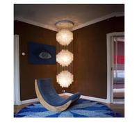 Lustres Modernes en Forme de Coquillage pour Duplex, Grandes Villas, Halls et Salons, Lampes suspendues pour éclairage de Plafond (3 Niveaux)