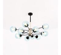 Lustres modernes, luminaires de plafond montés, lustre moderne, lampe à bulles en verre du milieu du siècle, plafonnier moléculaire E27 de créativité, salon,lumières suspendues