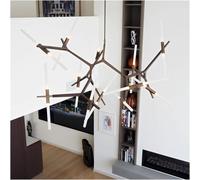 Lustres Plafonnier, Lustre Moderne, Post-Moderne - Lampe Suspendue Lustre Contemporain à Chevrons Salon Salle à Manger Ampoule G9 à Intensité Variable Lampes Suspendues LED Lumière de Luxe LWX