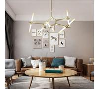 Lustres Plafonnier, Lustre Moderne, Post-Moderne - Lampe Suspendue Lustre Contemporain à Chevrons Salon Salle à Manger Ampoule G9 à Intensité Variable Lampes Suspendues LED Lumière de Luxe LWX