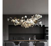 Lustres, plafonniers, suspensions, lustres en Forme de Branches - Lampe en cuivre de Luxe pour Salon, Villa, Duplex, Hall d'entrée, éclairage (Chaud, L120 x l55 x H50 cm)