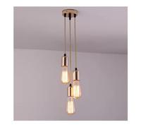 Lustres, Plafonnierspendus Modernes,S Industriels,Norddu Milieu Du Siècle, Américain Créatif À Disque Pour Cuisine, Chambre, Salle À Manger, Restaurant/Or/A