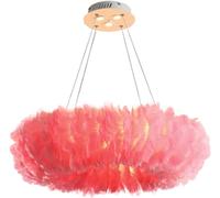 Lustres, Plumes romantiques de Plafond Lustre LED LED Pendant Tradition
