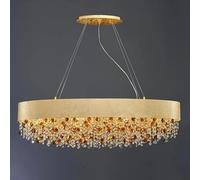Lustres, Salle À Manger Moderne En, Îlot de Cuisine Ovale, Décoration Intérieure, Lumières Led En de Luxe/100 Cm/A