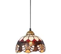Lustres Suspendus Lampe, Fer Art de Couleur Couleur vitre de Style île île E27 Bulbe rétro Pendant luminaire, Rural Modern Farmhouse Decoration Plafond Chandelier