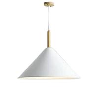 Lustres, Suspension Minimaliste Classique, kit de Lustre Moderne en métal, Abat-Jour Peint à la Couleur de la Peinture, Douille E27, luminaire Design pour Restaurant, Bar, Chambre, Chevet.