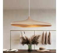 Lustres Wabi-Sabi Style Nordique Suspendue En Polystyrène Et Propylène Lampe À Suspension E27 Table À Manger Réglable En Hauteur Pendentif Chambre À Coucher Salon Salle À Manger Plafonnier(80cm)