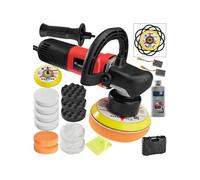 Lustreuse Polisseuse Rectifieuse Excentrique avec 15 Accessoires 710 W noir/rouge