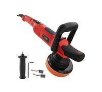 Lustreuse Polisseuse Rotative avec accessoires 810 W et 1650 - 4800 trs/min noir/rouge
